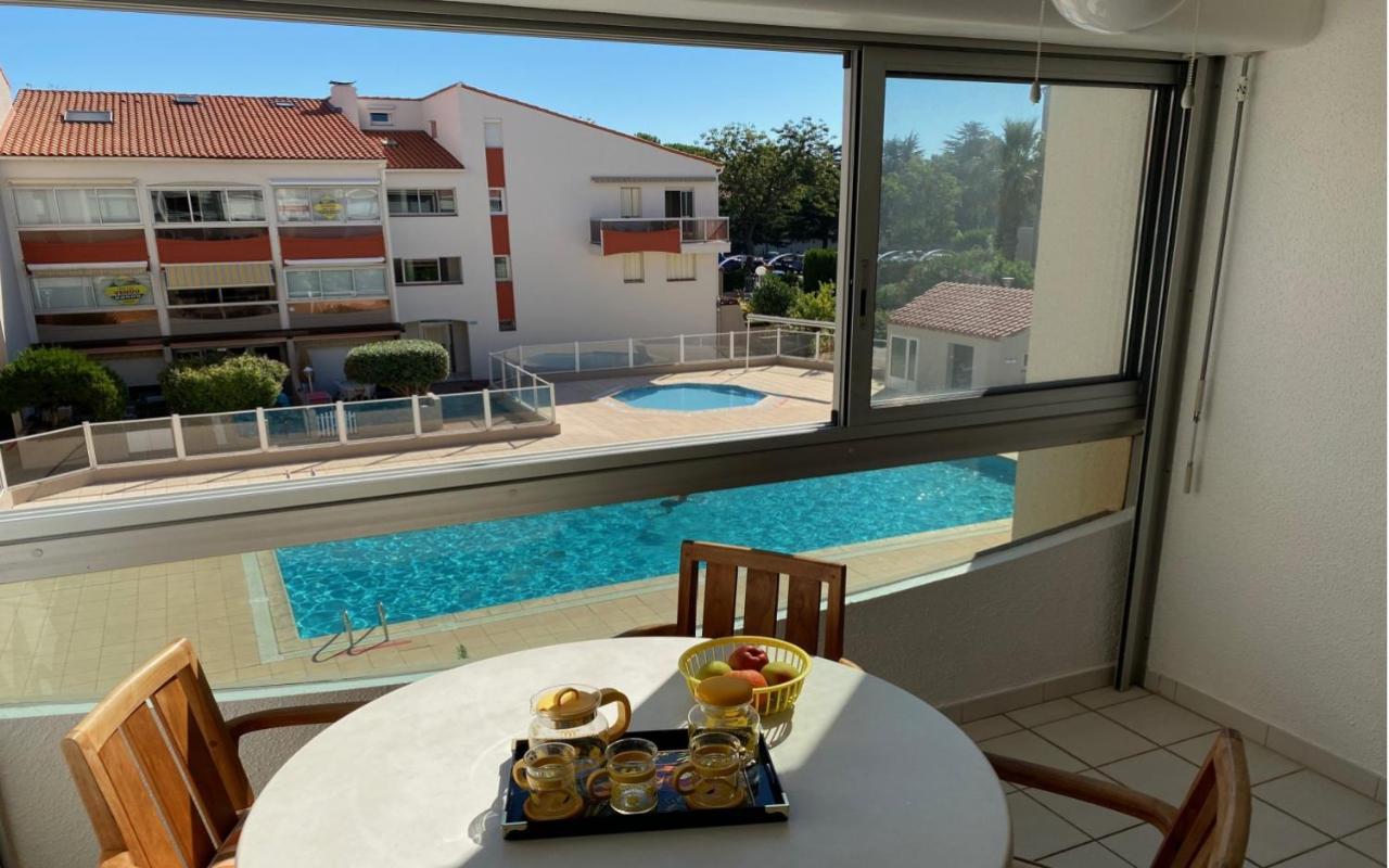 Argeles Plage Studio Piscine Park. Privatif Dans Res. Securisee Екстериор снимка